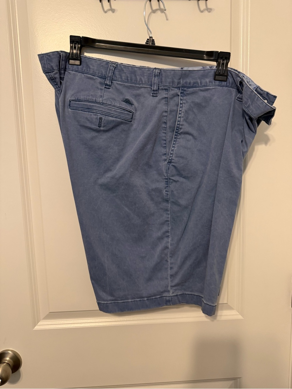 Tommy Bahama Slate Blue Flat-Front Men's Shorts
